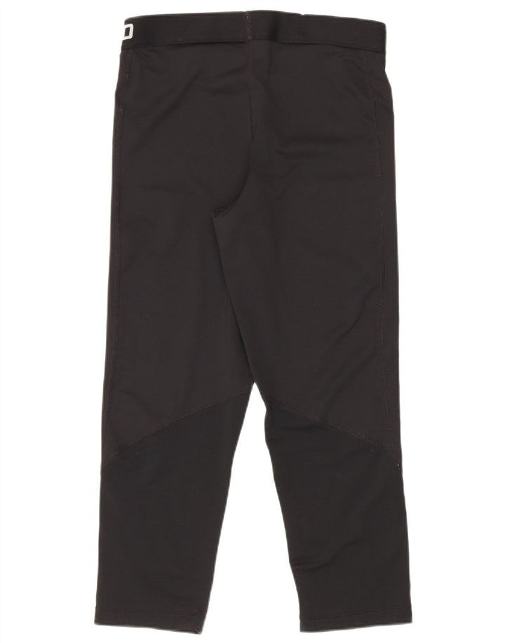 Γυναικεία γραφικά κολάν Κάπρι Nike Medium W26 L21 Μαύρο