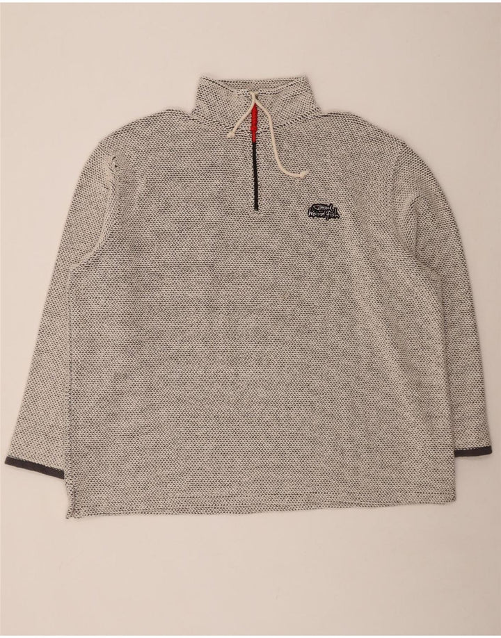 WEIRD FISH Ανδρικό φούτερ με φερμουάρ Jumper 3XL Γκρι βαμβακερό