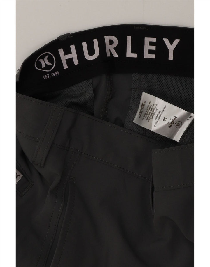 Ανδρικό σορτς Chino HURLEY W30 Μεσαίο Γκρι Πολυεστέρας