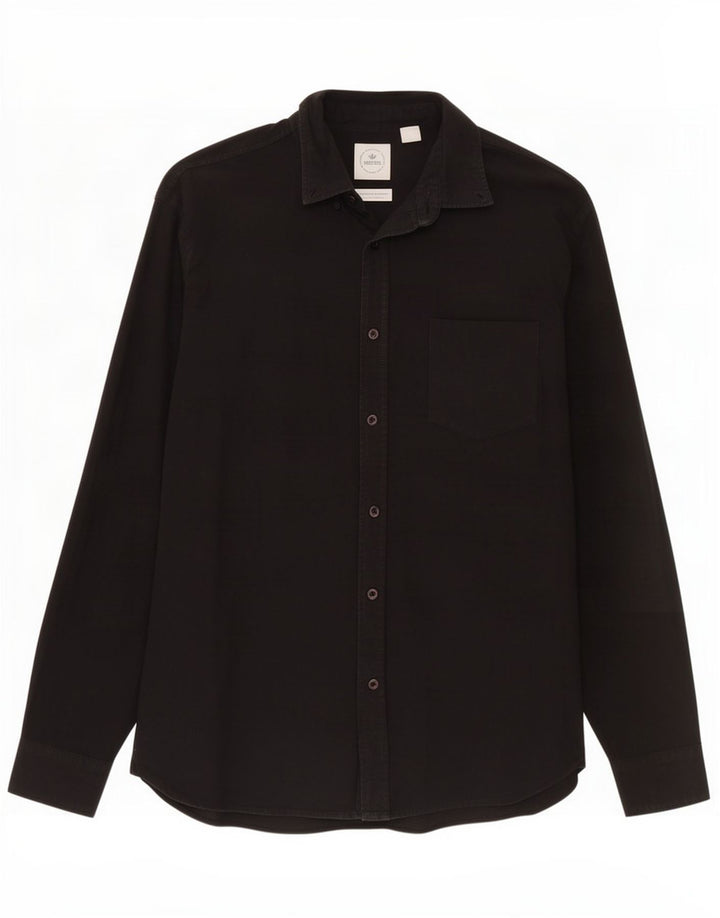 Dockers Ανδρικό πουκάμισο Standard Fit Medium Black Cotton