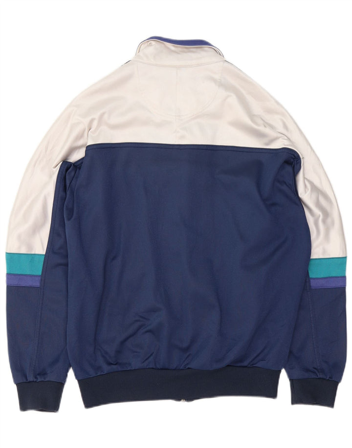 Ανδρική φόρμα Asics Top Jacket UK 44 XL Navy Blue Colorblock Polyester