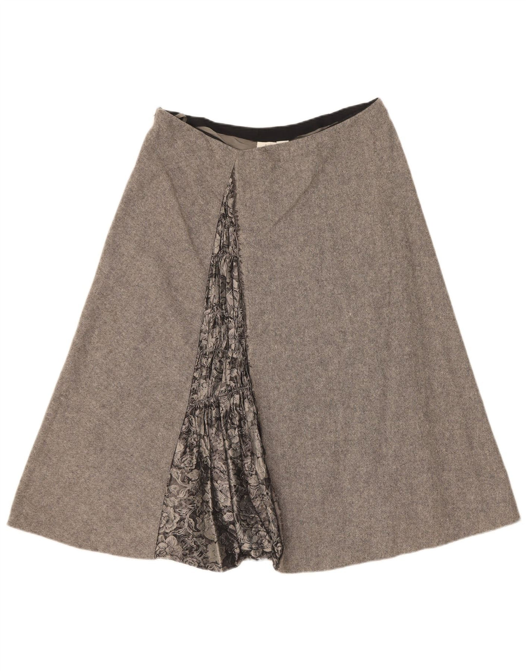 Γυναικεία φούστα Dkny A-Line US 10 Large W32 Γκρι μαλλί