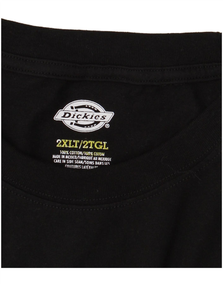 Ανδρικό τοπ Dickies μακρυμάνικο 2XL μαύρο βαμβακερό