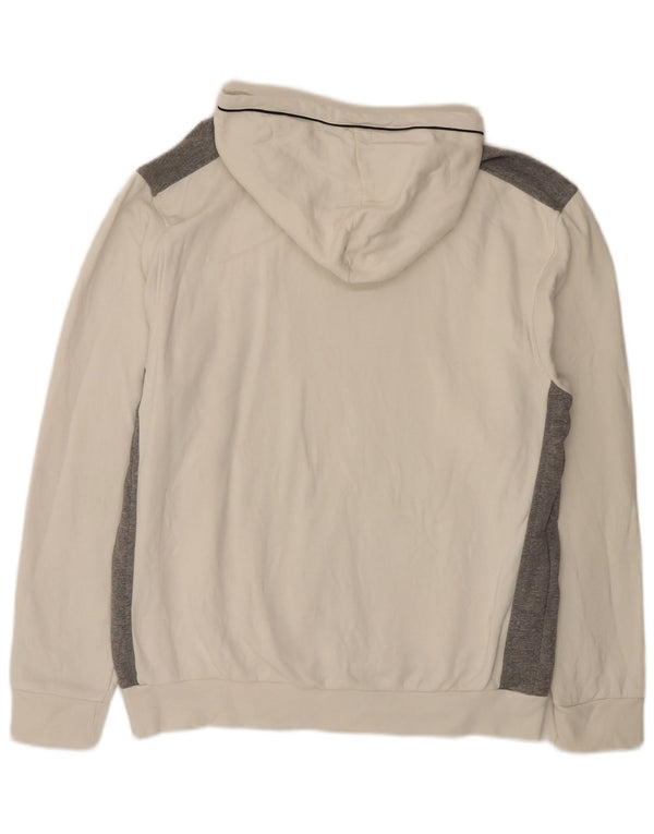 Ανδρικό φούτερ με κουκούλα Umbro 2XL Off White, βαμβακερό