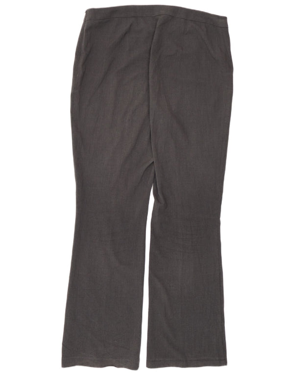 Marks & Spencer Γυναικεία Bootcut Casual Παντελόνι UK 16 Large W36 L33 Grey