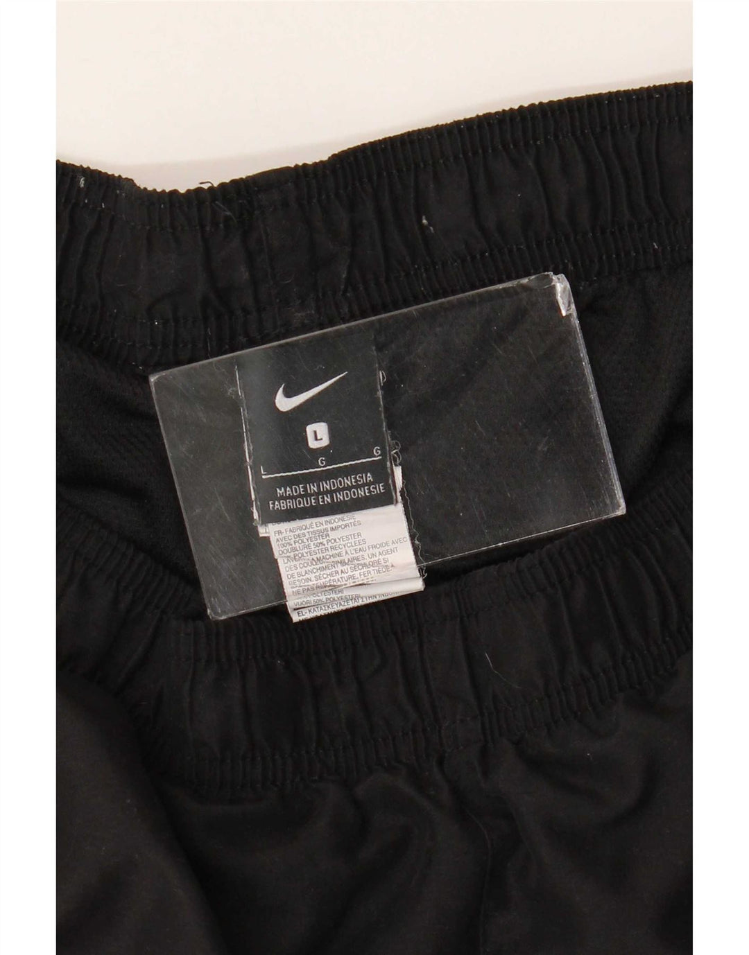 Ανδρικό αθλητικό σορτς Nike μεγάλο μαύρο πολυεστέρα
