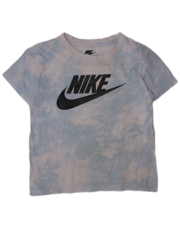 Γραφικό μπλουζάκι NIKE για αγόρια τοπ 4-5 ετών Μικρή μπλέ γραβάτα