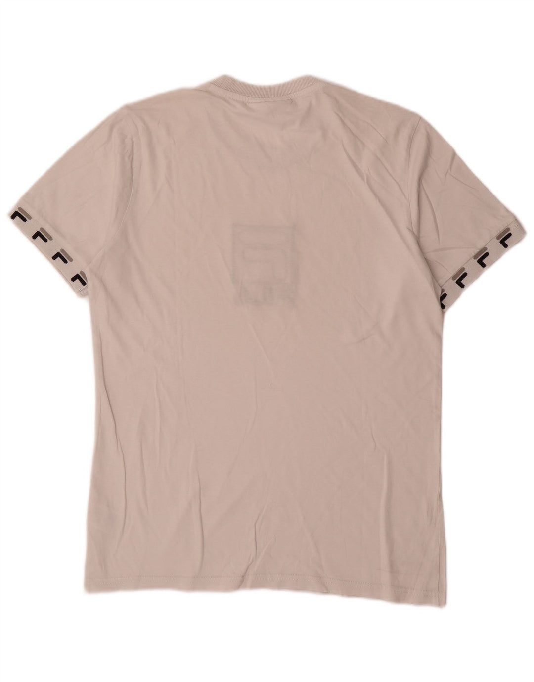 Fila Ανδρικό γραφικό T-Shirt Top Μικρό λευκό βαμβακερό