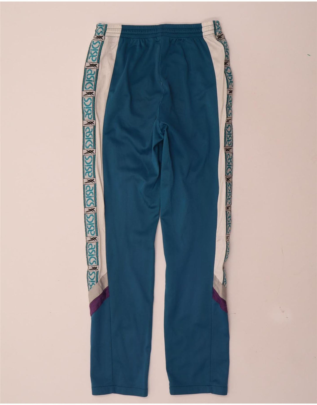 ASICS Ανδρική φόρμα γραφικής φόρμας παντελόνι IT 46 Small Blue Colourblock