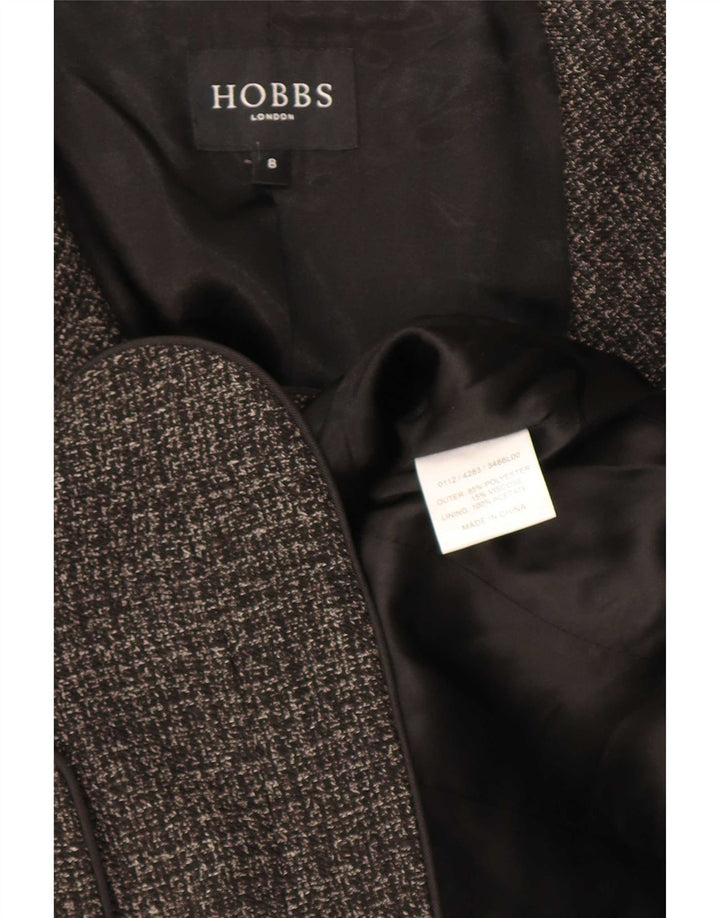 Hobbs Γυναικείο σακάκι με 3 κουμπιά UK 8 Small Grey Polyester