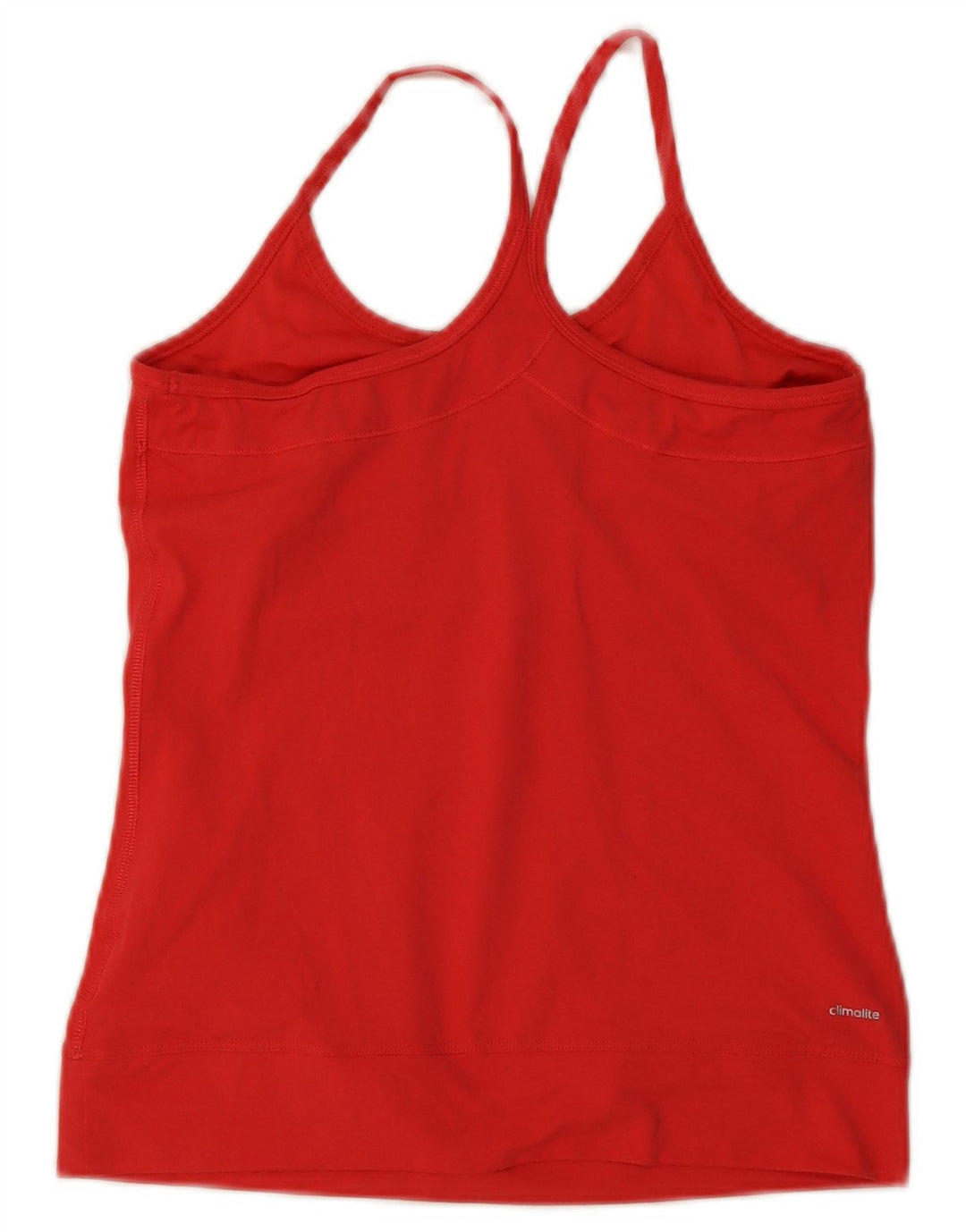 Adidas Γυναικείο γιλέκο Climalite Top UK 12 Μεσαίου κόκκινου πολυεστέρα