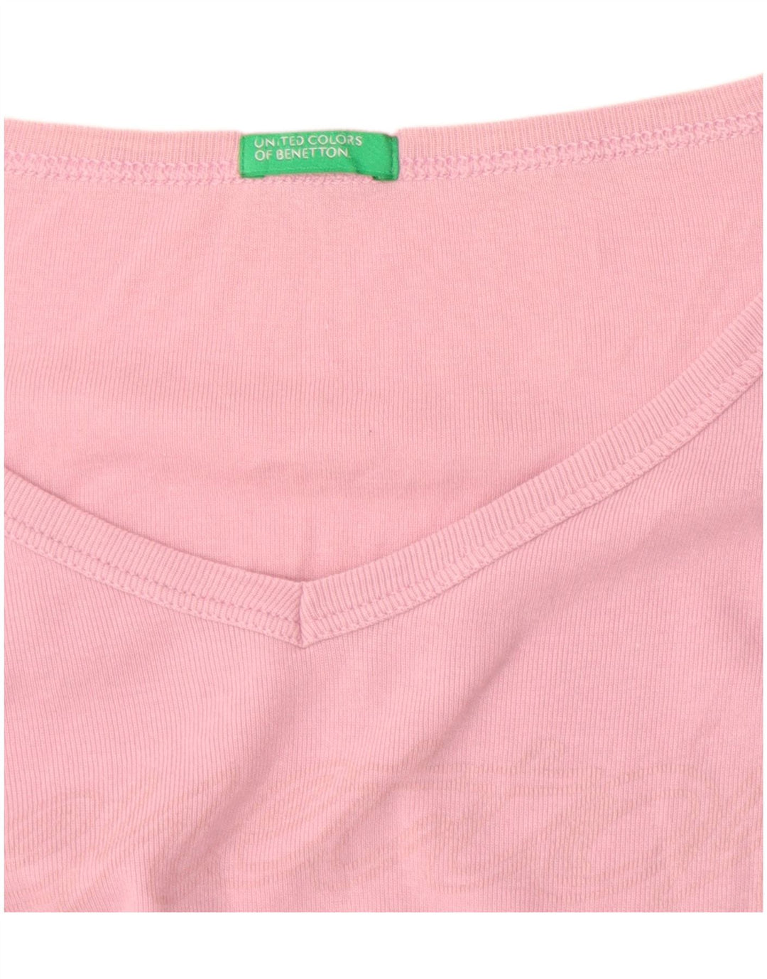 Γυναικείο τοπ Benetton Graphic Μακρυμάνικο UK 12 Medium Pink