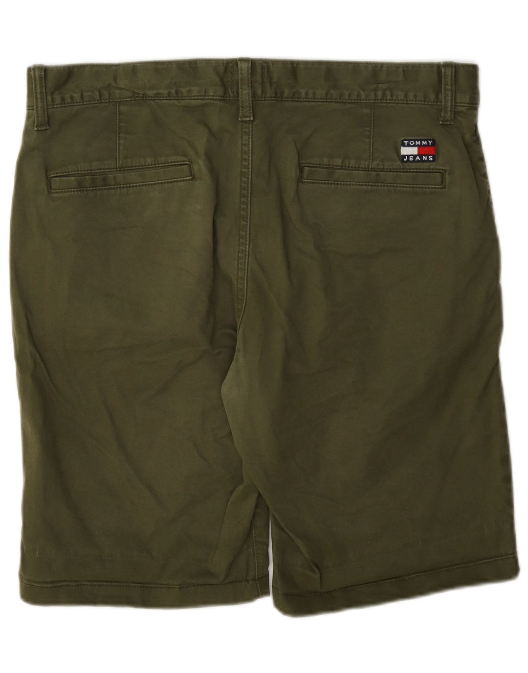 Ανδρικό σορτς Chino Tommy Hilfiger W32 από μεσαίο χακί βαμβακερό