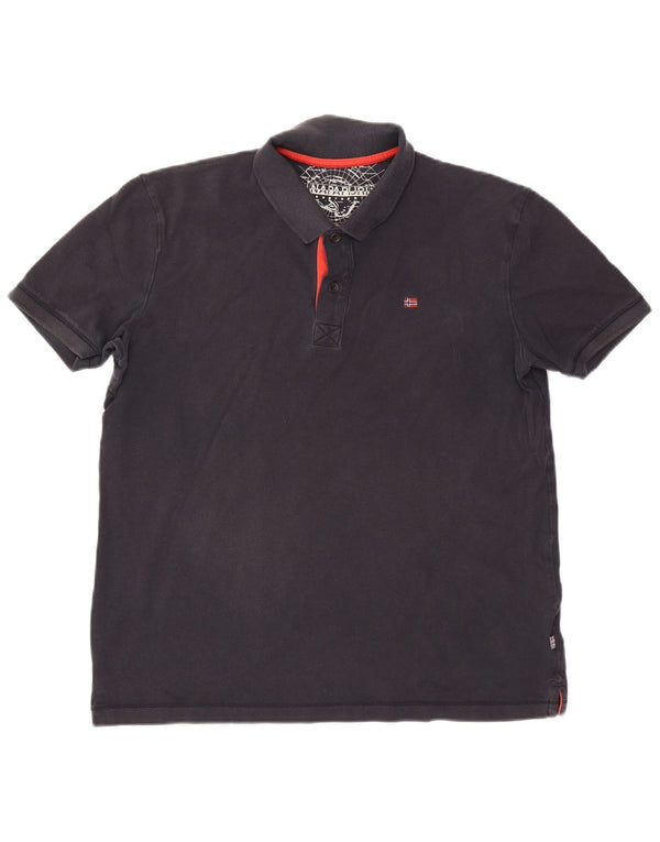 Ανδρικό πουκάμισο Napapijri Geographic Polo XL Navy Blue