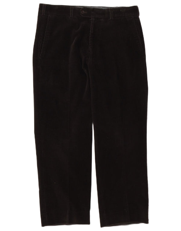 Paul & Shark Ανδρικό Stretch Κοτλέ παντελόνι IT 50 Large W34 L27 Μαύρο