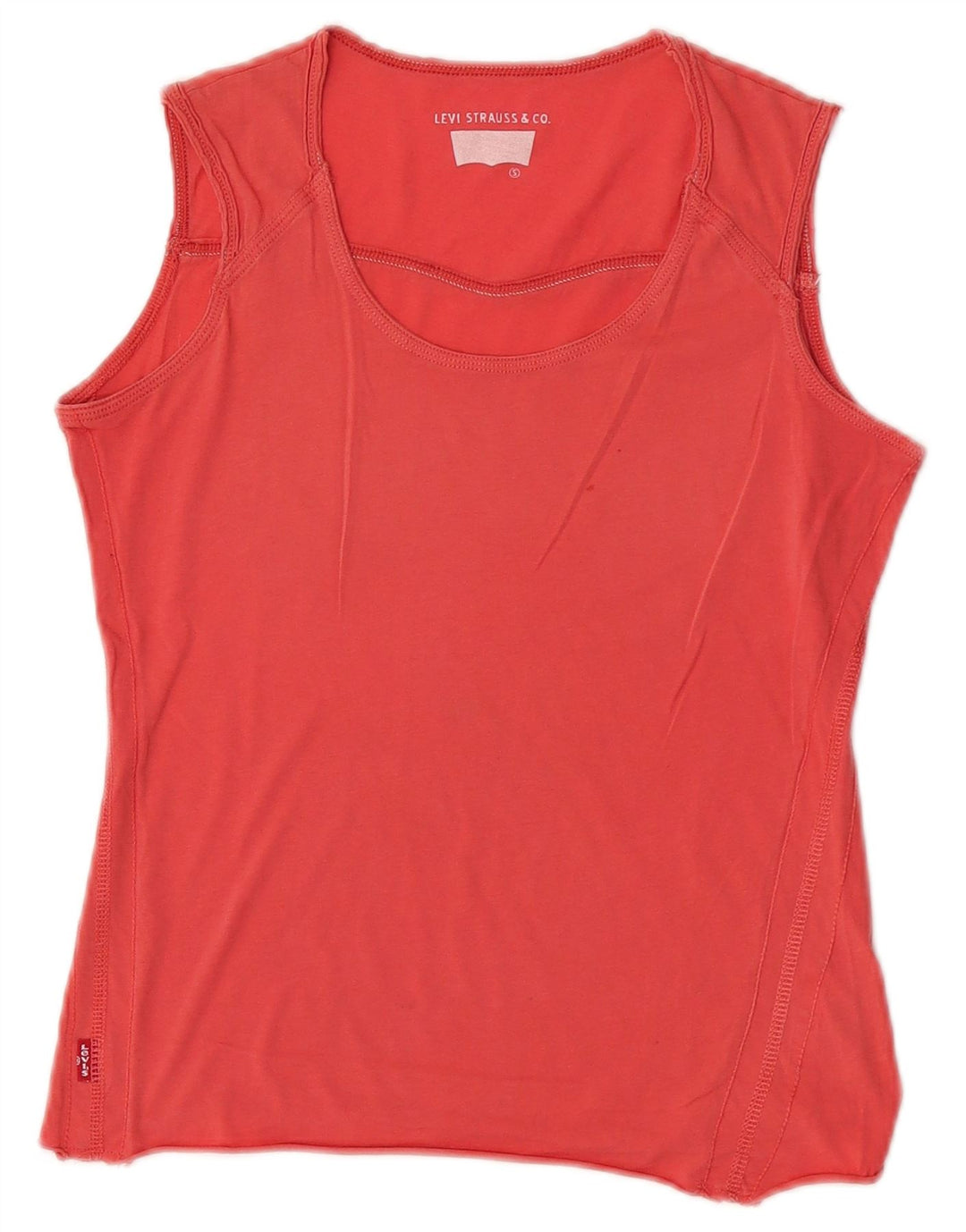 Γυναικείο γιλέκο Levi's Crop Top UK 10 Small Red Cotton