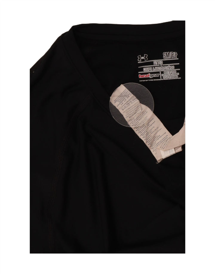 Under Armour Ανδρικό Heat Gear Top Μακρύ μανίκι Μικρός Μαύρος Πολυεστέρας