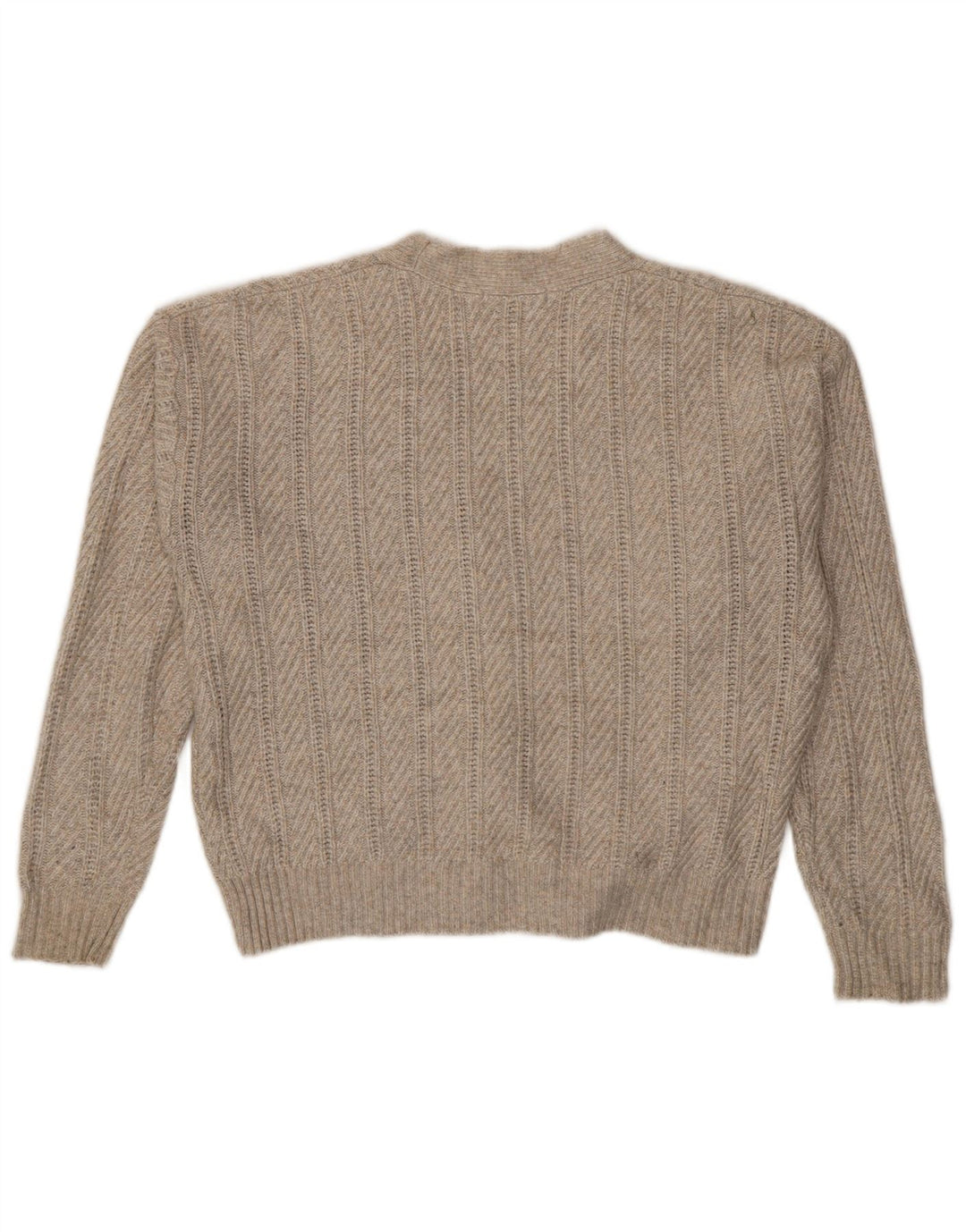 Marks & Spencer Γυναικεία ζακέτα Crop UK 14 Medium Beige Polyester