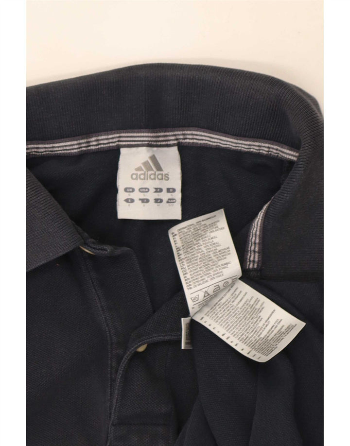 Ανδρικό μπλουζάκι Adidas Polo Μικρό Navy Blue βαμβακερό