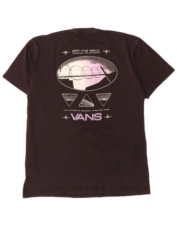 Ανδρικό Vans Classic Fit Graphic T-Shirt Top μεγάλο μαύρο βαμβακερό