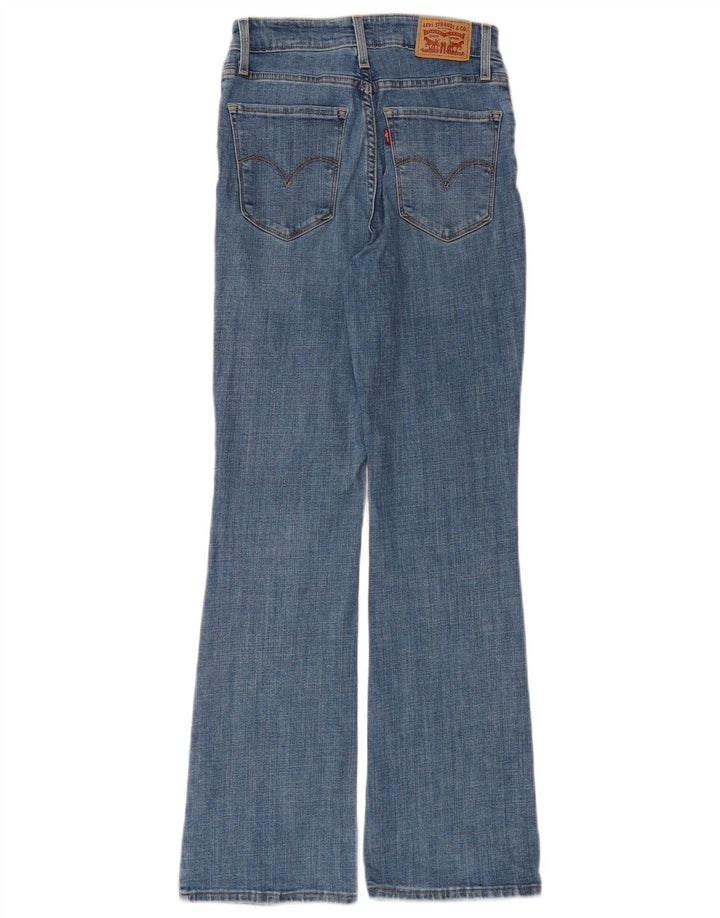 LEVI'S Γυναικείο 725 ψηλό μποτάκι τζιν W26 L30 μπλε βαμβακερό