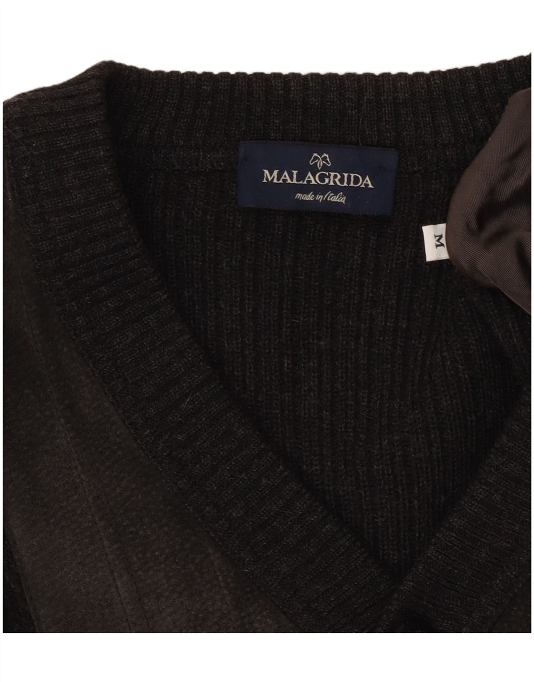 Ανδρικό πουλόβερ ζακέτα Malagrida Medium Grey