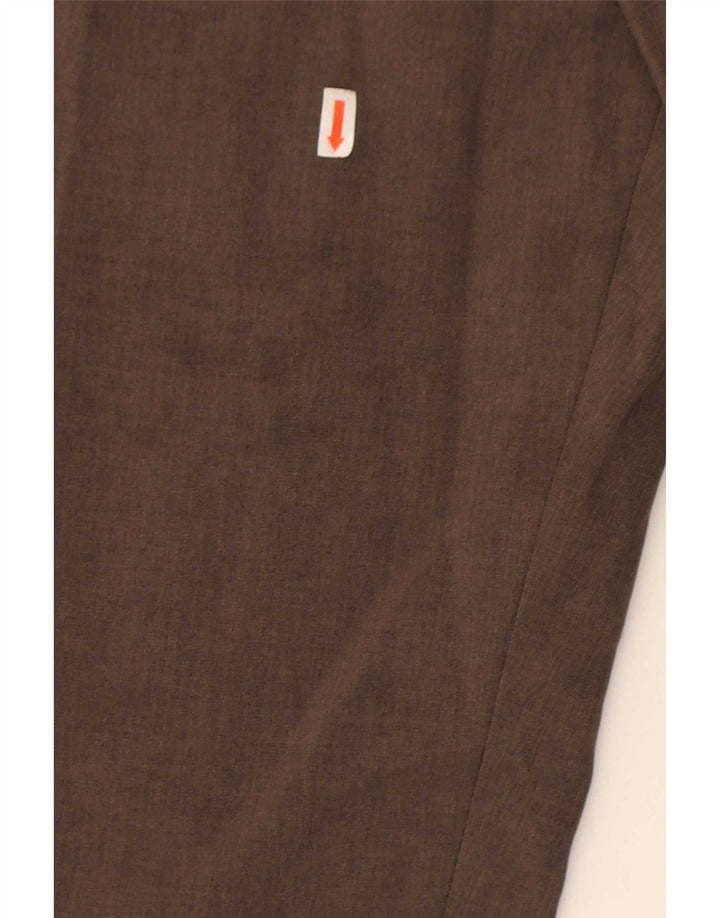 Farah Ανδρικό ίσιο παντελόνι Chino W40 L31 Καφέ Πολυεστέρας