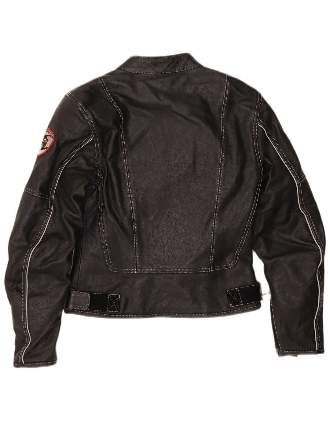 Suomy Γυναικείο Moto Racer Δερμάτινο Μπουφάν UK 12 Medium Black Leather