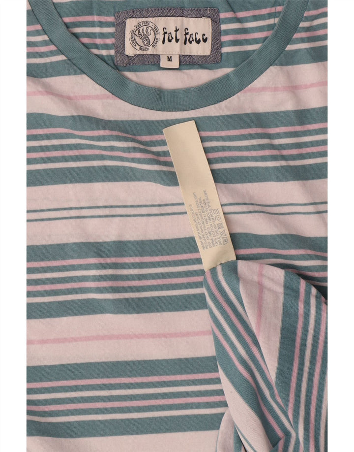 Ανδρικό T-Shirt Fat Face Top Βαμβακερό μεσαίο μπλε ριγέ