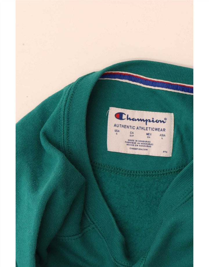Champion Ανδρικό γραφικό φούτερ Jumper Μικρός Πράσινος Πολυεστέρας