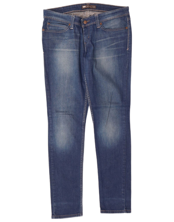 LEVI'S Γυναικεία Demi Curve Χαμηλή μέση Skinny Jeans W30 L32 Μπλε βαμβακερό