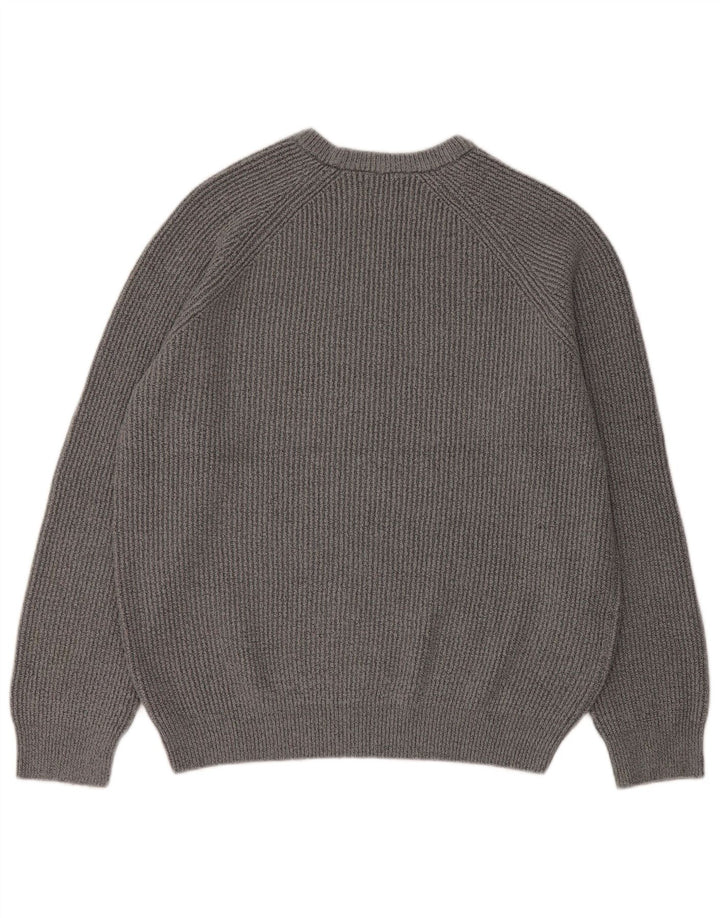 Ανδρικό πουλόβερ Marks & Spencer Crew Neck Jumper XL Grey Polyamide