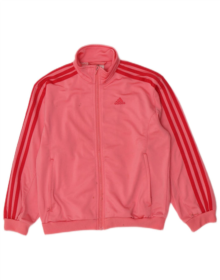 Κορίτσια αθλητική φόρμα Adidas Top Jacket 9-10 Years Pink Polyester