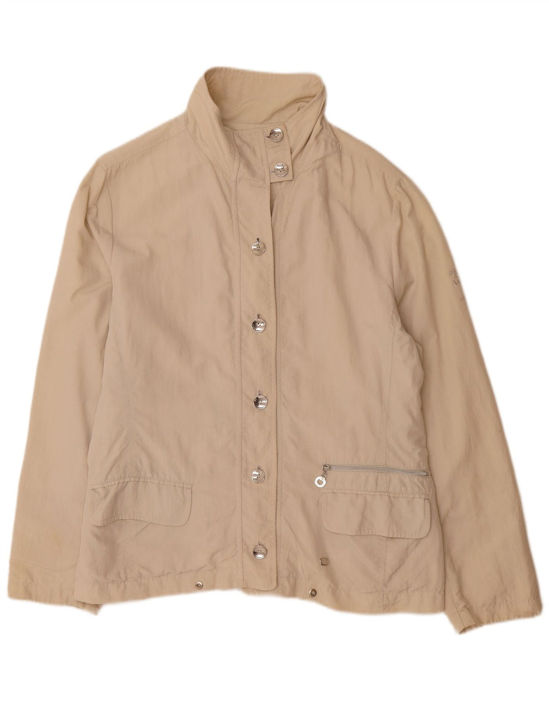 Perte by Krizia Γυναικείο Μπουφάν Utility Μέγεθος 21 Medium Off White Polyamide