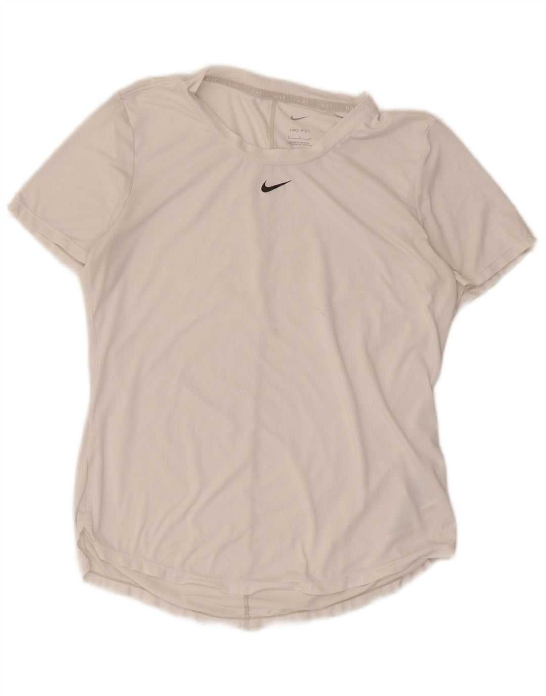 Γυναικείο T-Shirt Nike Dri Fit Top UK 10 Small White Polyester