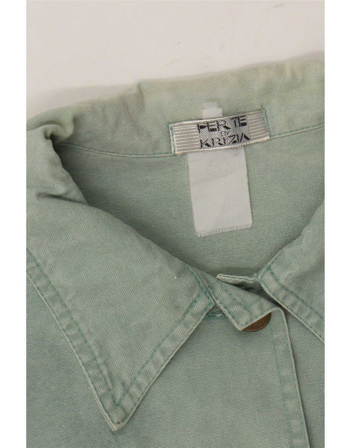 Perte της Krizia Γυναικείο Utility Jacket UK 16 Large Green