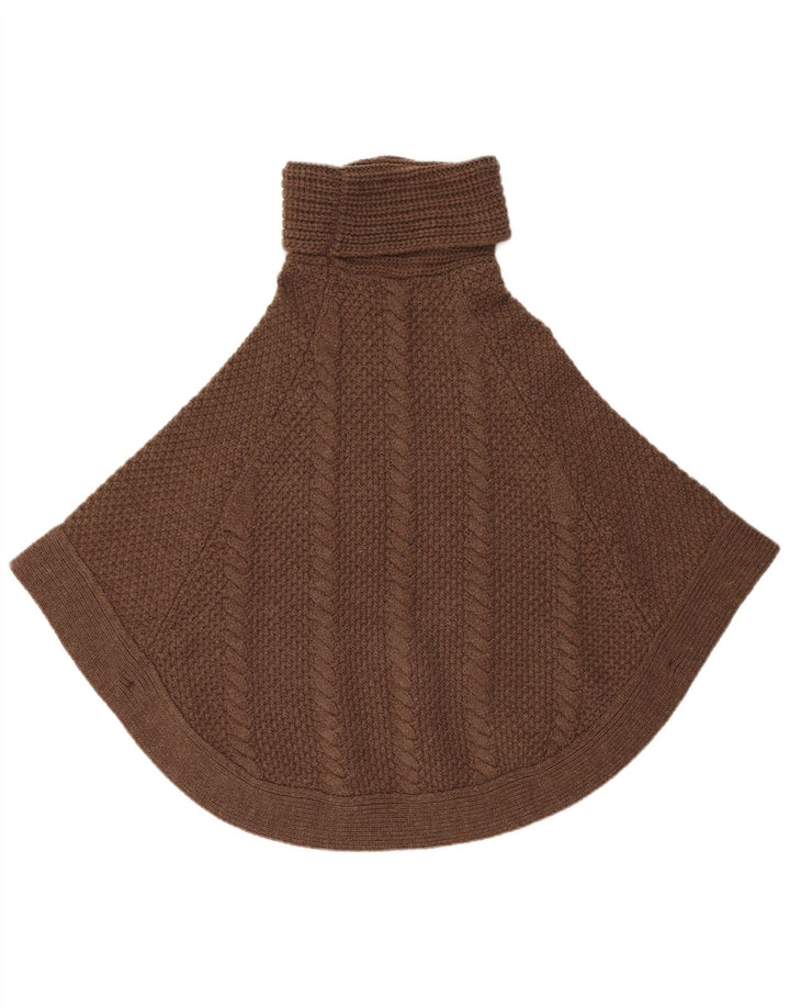 Joules Γυναικείο Πόντσο Jumper UK 10 Μικρό Καφέ Ακρυλικό
