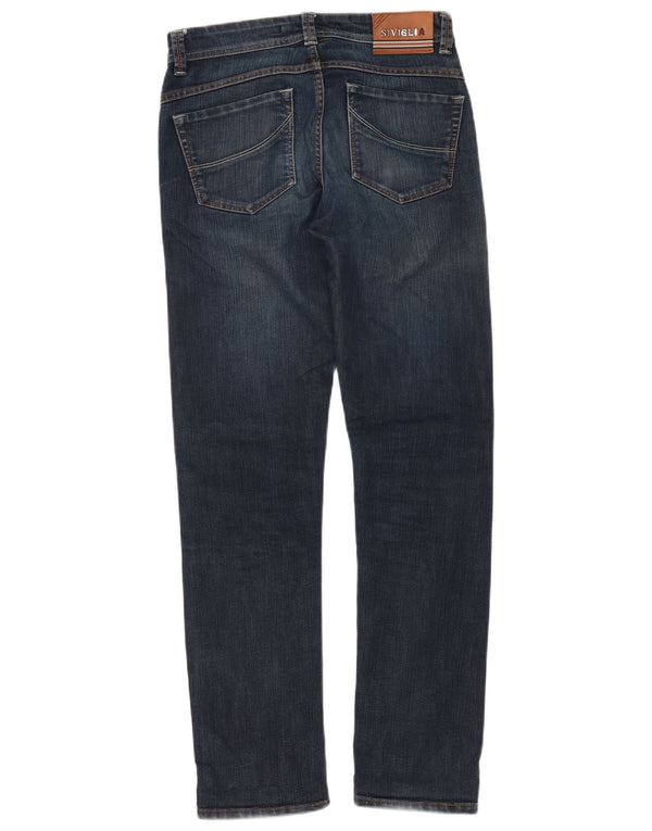 SIVIGLIA Ανδρικό Slim Jeans W31 L32 Navy Blue Cotton