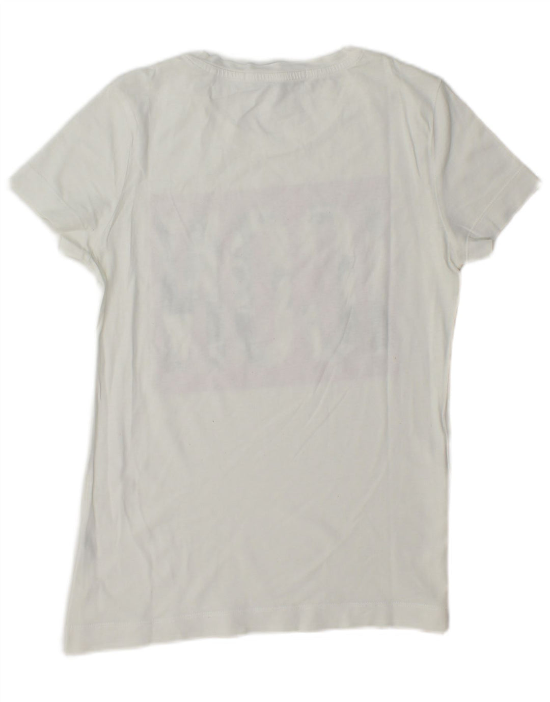 Γυναικείο γραφικό μπλουζάκι Guess Top UK 14 Medium White