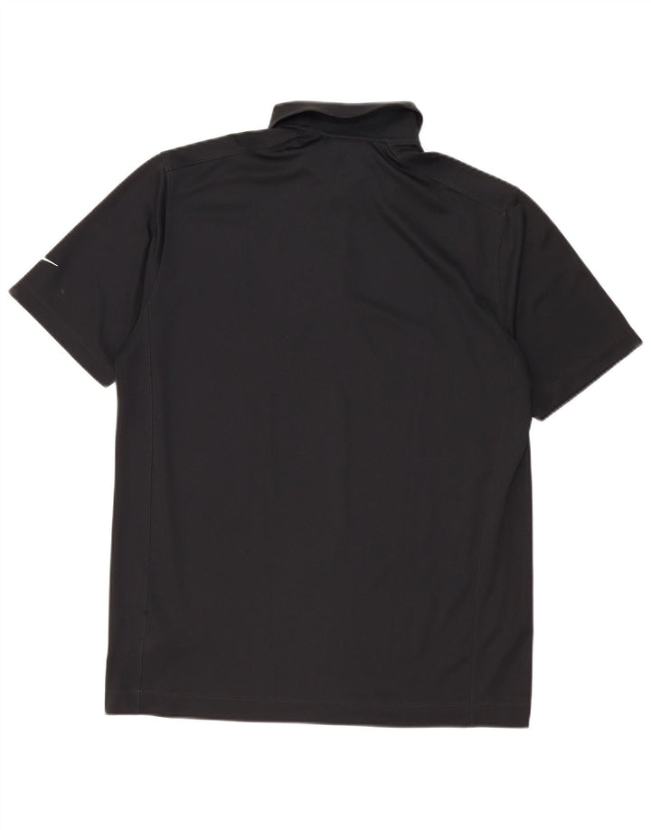 Ανδρικό μπλουζάκι Nike Dri Fit Polo μεγάλο μαύρο πολυεστέρα