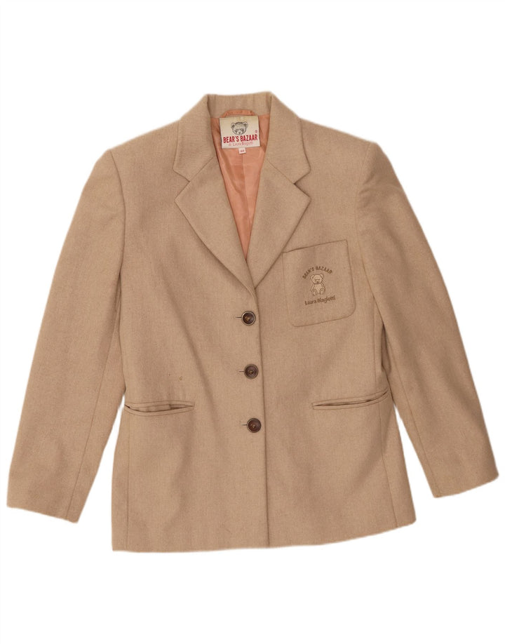 Laura Biagiotti Γυναικείο Bear's Bazaar Blazer Jacket IT 42 Medium Beige