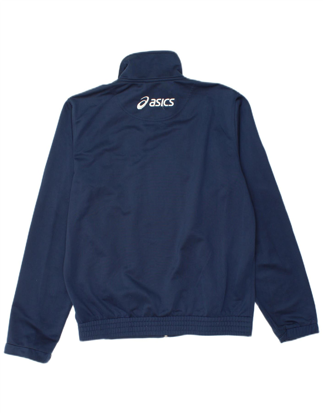 Ανδρική αθλητική φόρμα Asics Top μπουφάν Μικρό Navy Blue Colorblock Πολυεστέρας