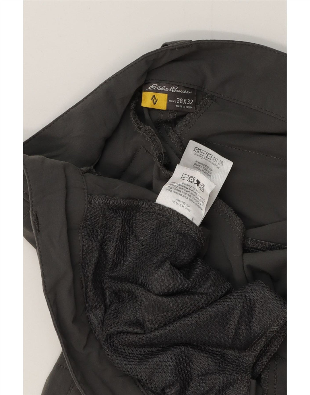 Ανδρικό Slim Cargo Παντελόνι EDDIE BAUER W38 L32 Γκρι νάιλον