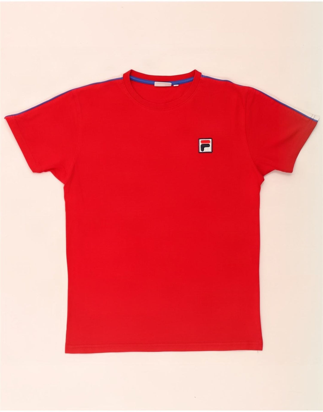 Ανδρικό T-Shirt Fila Top Small Red Colourblock