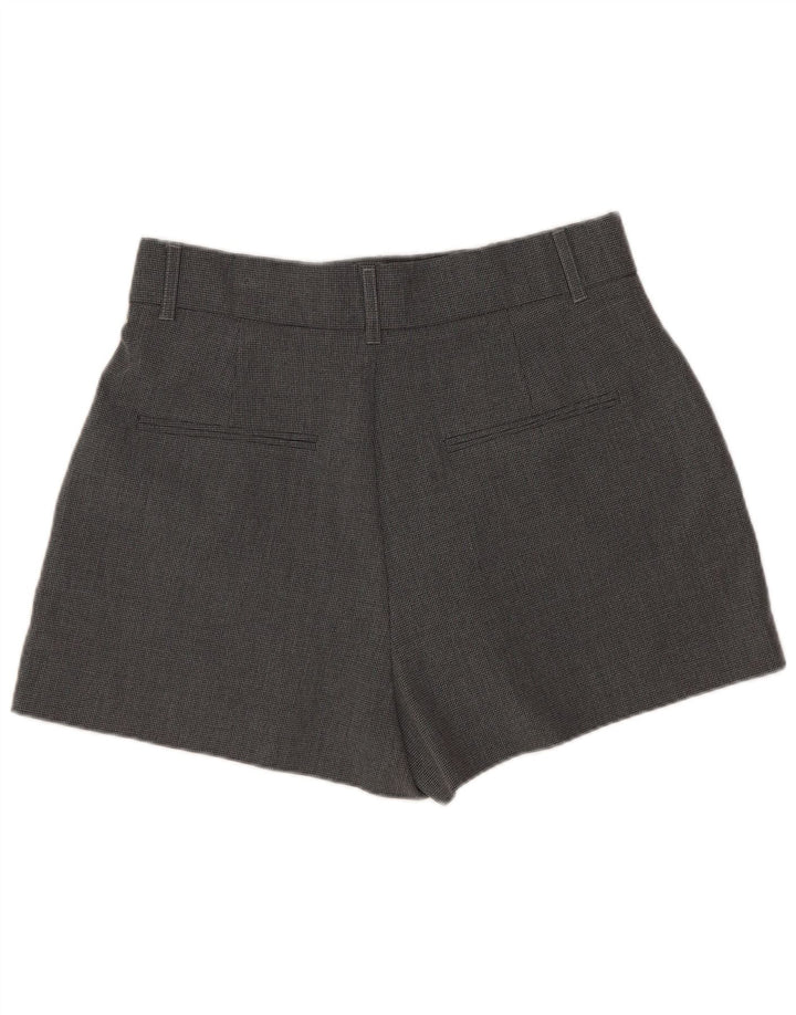 Zara Γυναικείο Ψηλόμεσο Hot Παντελόνι Medium W28 Grey Houndstooth