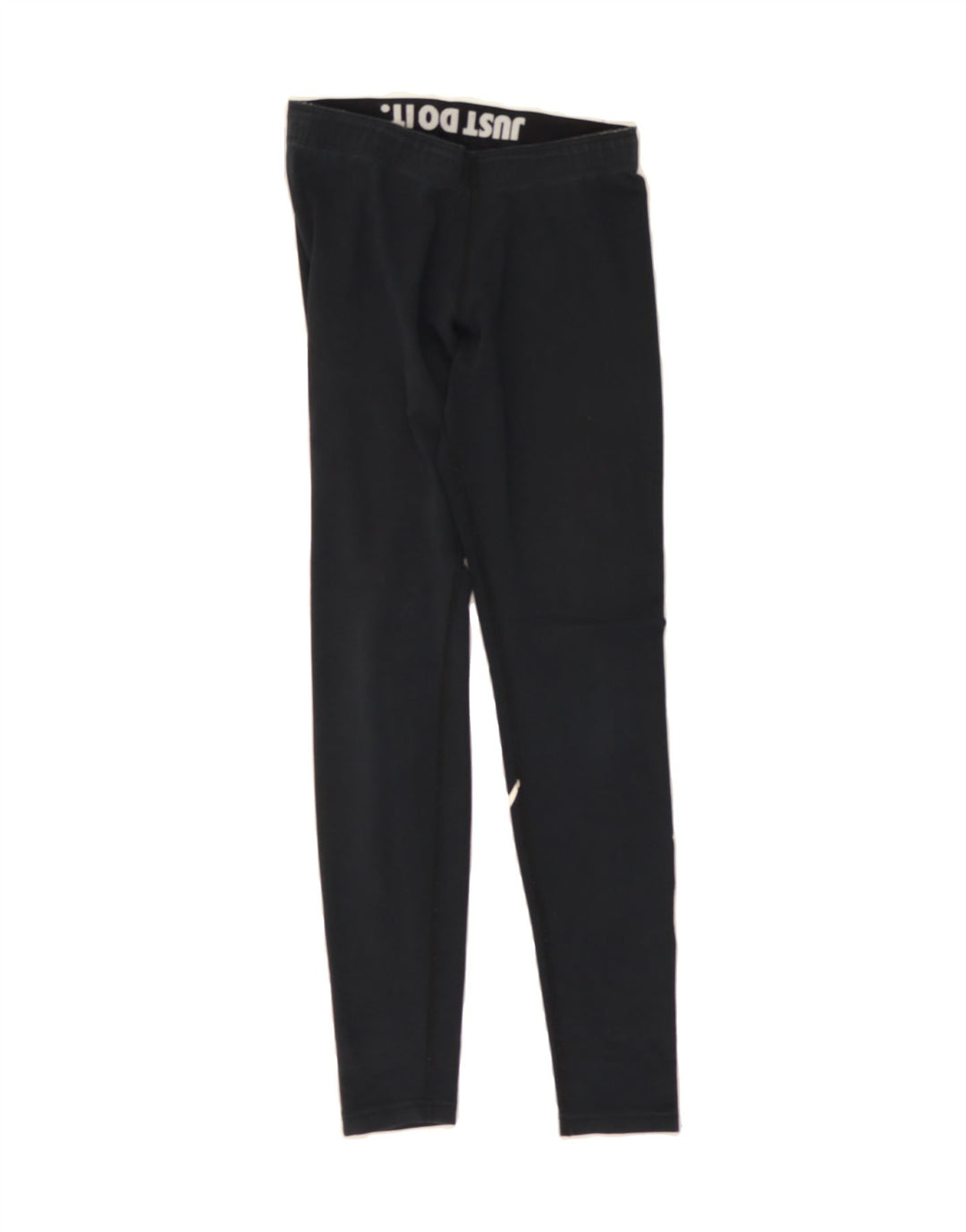 NIKE Womens Graphic Leggings UK 8 Small Black Cotton Vintage Nike and Second-Hand Nike from Messina Hembry 