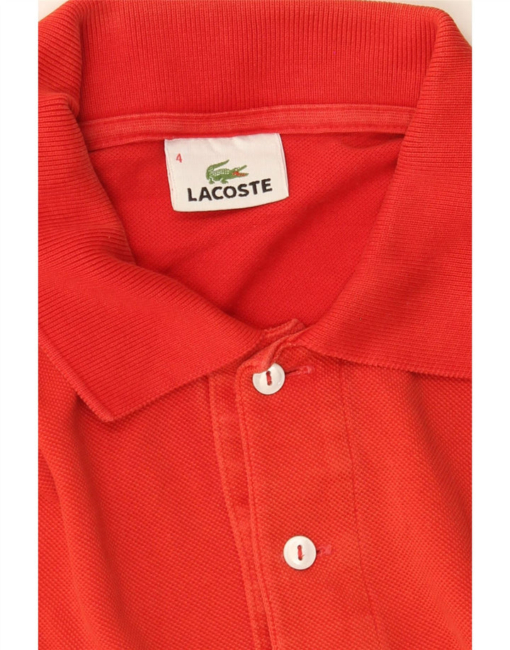 LACOSTE Mens Polo Shirt Size 4 Medium Red Vintage Lacoste and Second-Hand Lacoste from Messina Hembry 