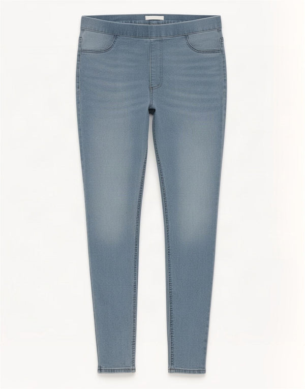 Marks & Spencer Γυναικεία Jegging Τζιν UK 16 μεγάλα W32 L29 Μπλε βαμβακερό