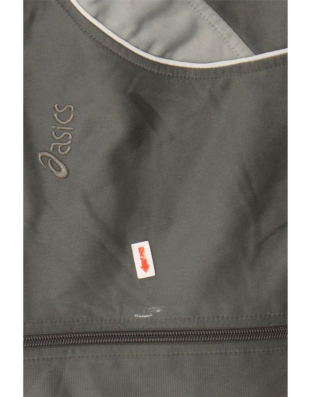 Ανδρικό πουλόβερ με κουκούλα με φερμουάρ ASICS XL γκρι Colourblock