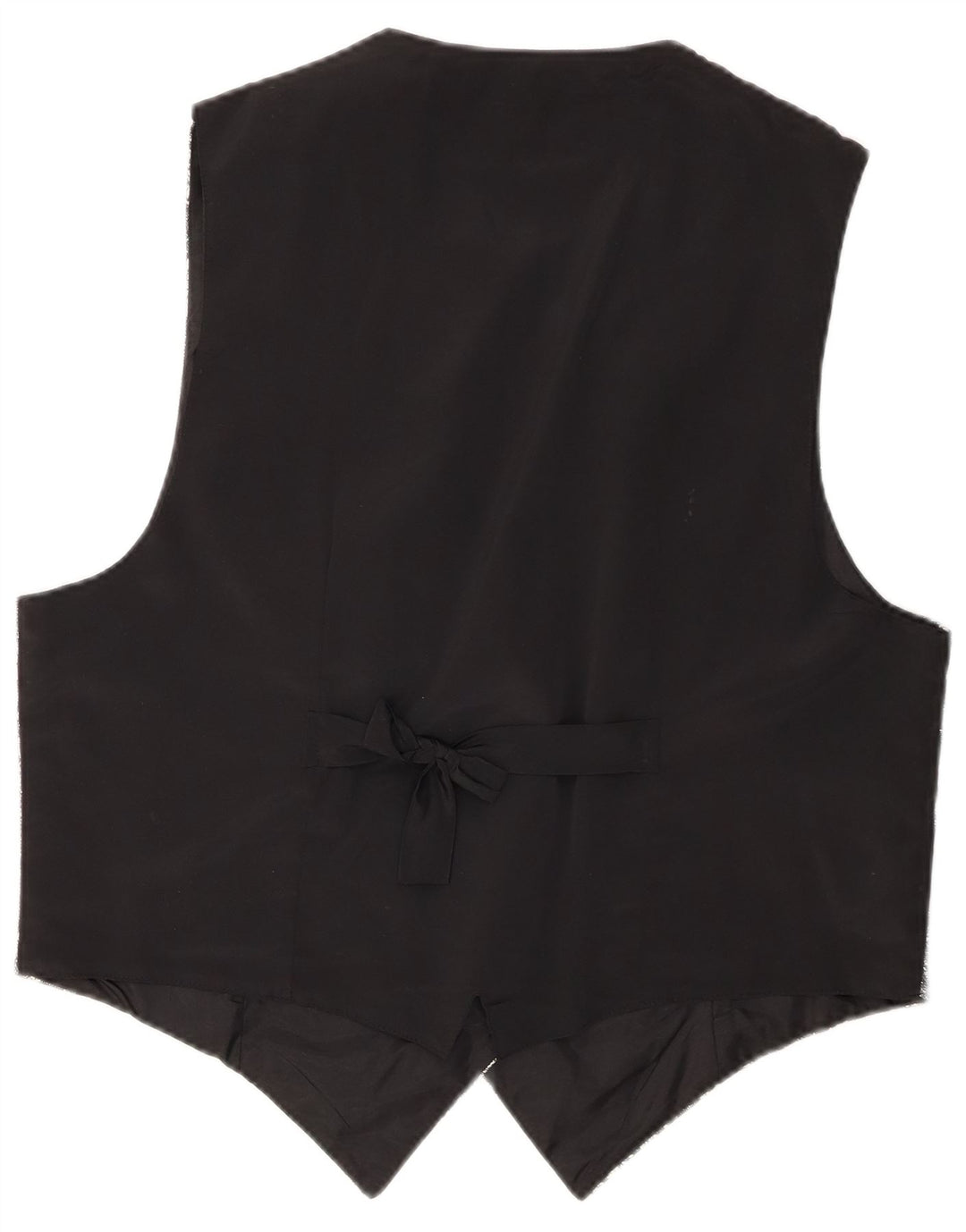 VINTAGE Γυναικείο Γιλέκο UK 18 XL Μαύρο φλοράλ πολυεστέρας